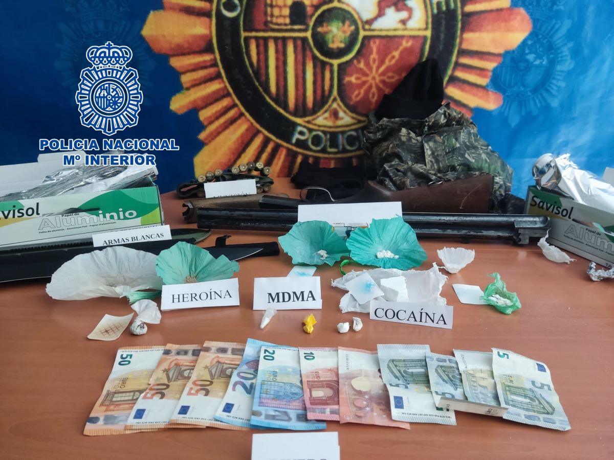  La Policía desmantela en Jaén cuatro puntos negros de venta de droga 