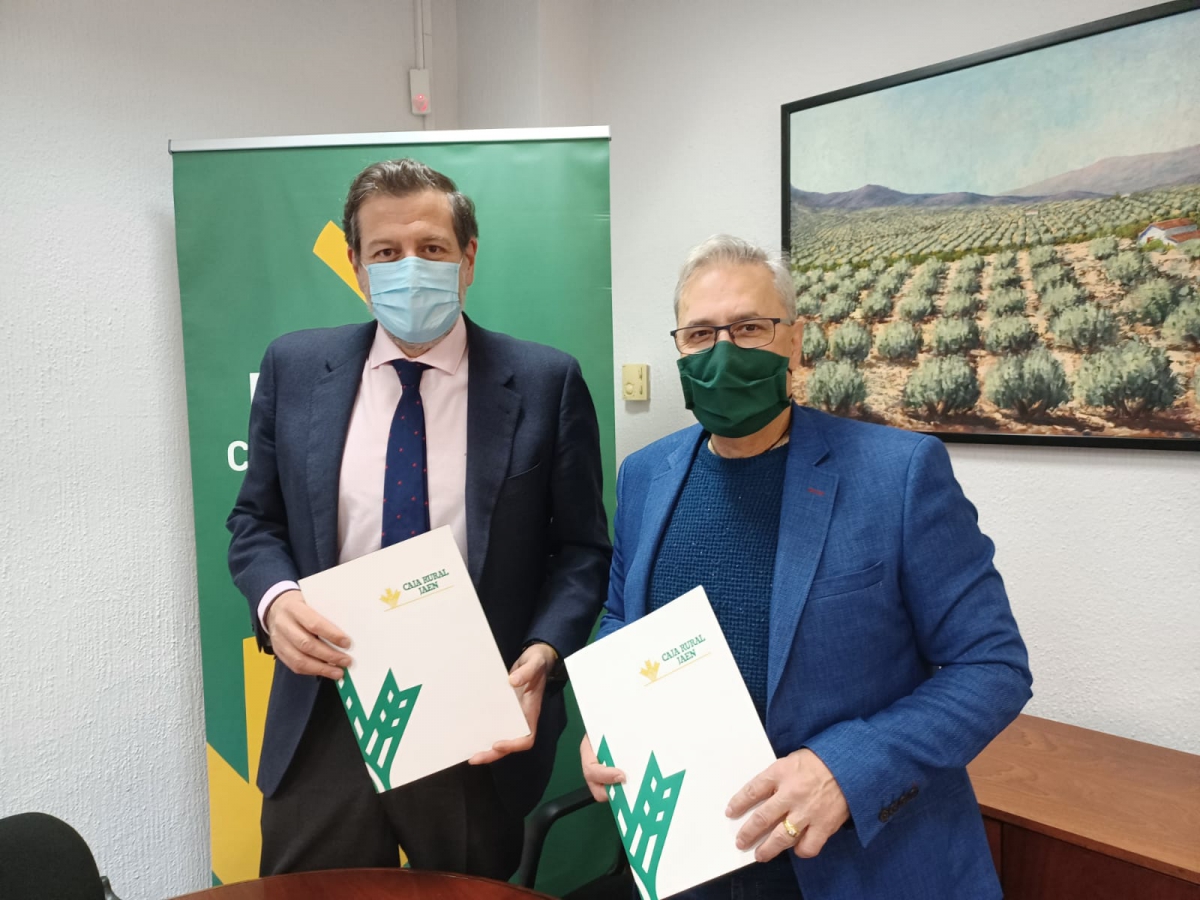  Caja Rural firma el convenio con 'Comercio Jaén' 