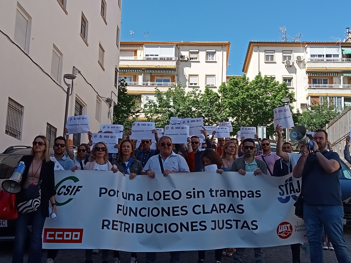  La huelga en Justicia provoca la suspensión de 350 juicios en Jaén 