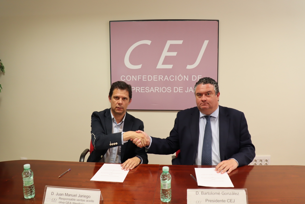  GEA Westfalia se adhiere a la Confederación de Empresarios de Jaén 
