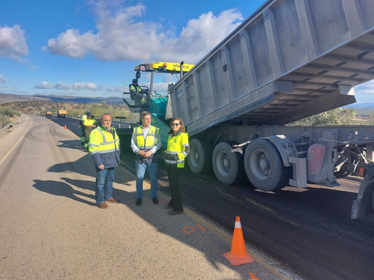  Trabajos de mejora en la red de carreteras de la Junta en Jaén 