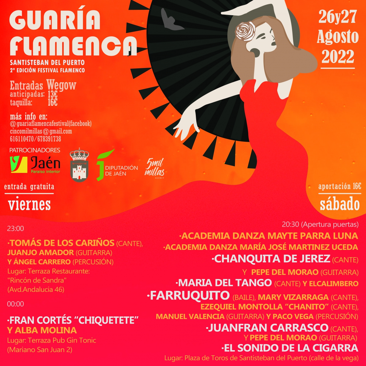 Santisteban del Puerto celebrará el II Festival 'Guaría Flamenca' 