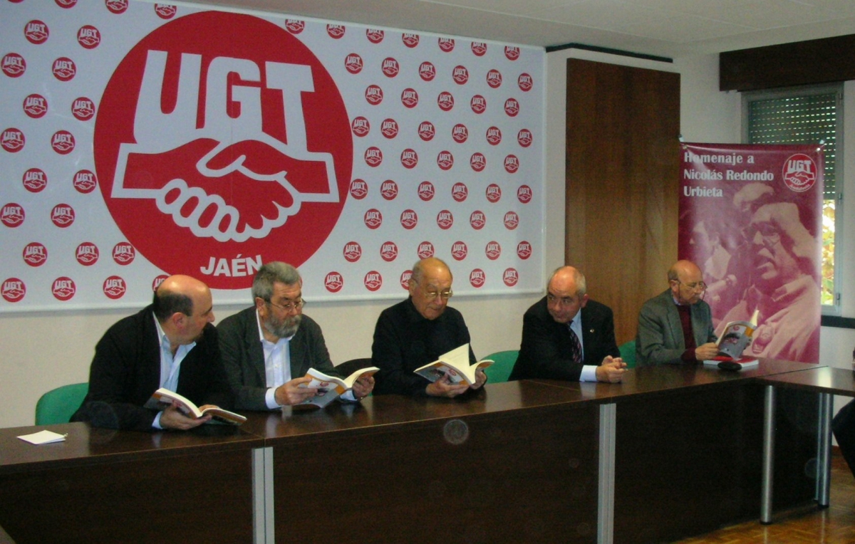  UGT lamenta la pérdida de Nicolás Redondo, estrechamente ligado a Jaén 