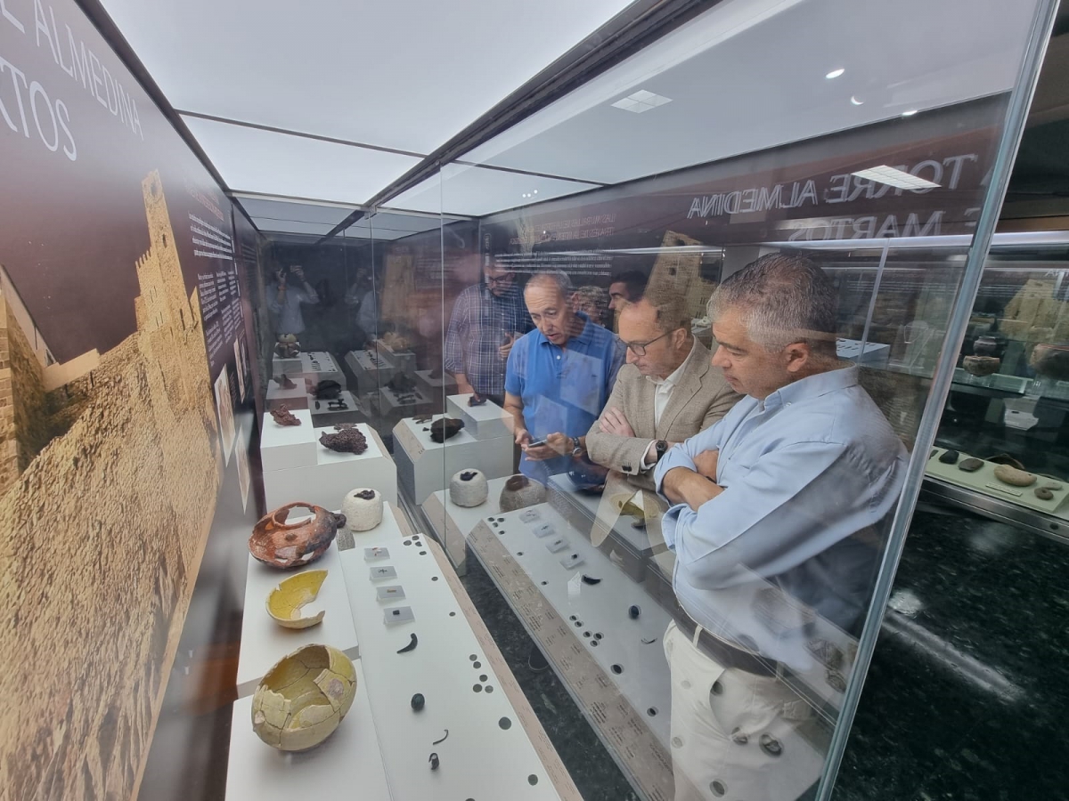  El Museo de Jaén expone piezas de la Torre Almedina de Martos 