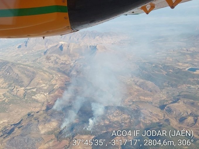  Cs pide al Gobierno declarar a Jódar zona catastrófica tras el incendio 