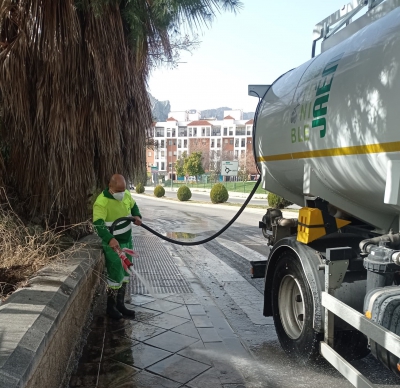  El Gobierno local pone en valor el trabajo de limpieza en Jaén 