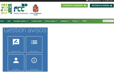  El Ayuntamiento tramita 1.057 incidencias por la aplicación Avisos Jaén 