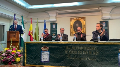  Modesto Martínez pregona a la patrona de Jaén, Santa Catalina 