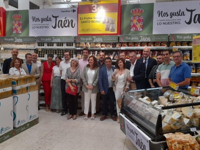  Más de 40 productos de Degusta Jaén lucen en Carrefour 