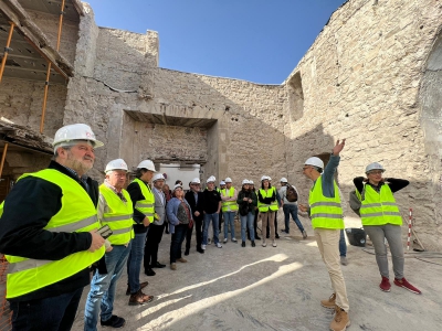  Comienzan las visitas guiadas a los trabajos en las ruinas de San Miguel 