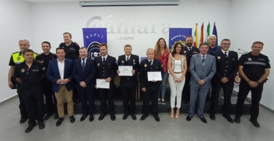  Linares celebra la clausura del Curso de Inspectores de la Policía Local 