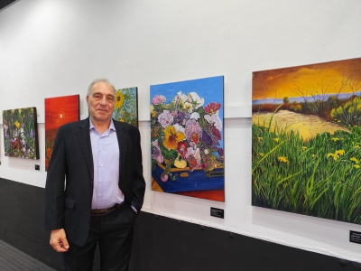  El artista jiennense Pedro Triguero realiza un homenaje a Jaén 