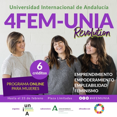  Abren inscripciones para el curso 4FEM-UNIA de Emprendimiento Femenino 