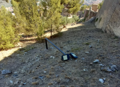  Roban cable de cobre y destrozan farolas en el cerro de Santa Catalina 