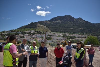  La nueva rotonda de Cazorla, al 75 % de su ejecución 