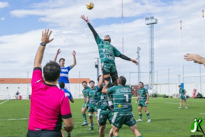  Jaén Rugby consigue sus primeros puntos en un partido peleado 