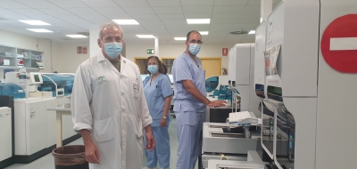  Aumenta la actividad en los laboratorios del Hospital de Linares 