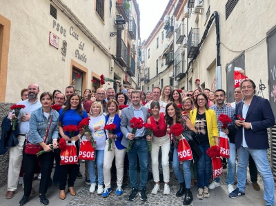  El PSOE de Cazorla cierra la campaña en la Corredera 