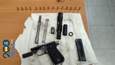  Dos detenidos en Jaén por tenencia ilícita de armas y tráfico de drogas 