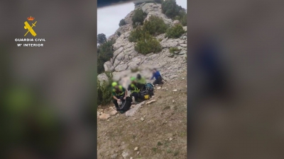  Rescatados dos montañeros en Santiago de la Espada 