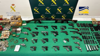  Cae en Jaén un taller clandestino de armas 