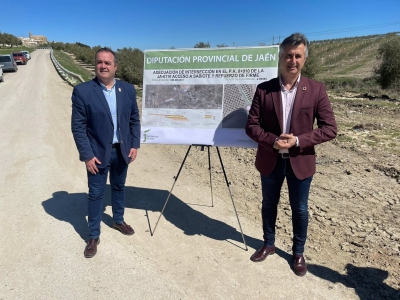  La Diputación destina 580.000 euros en la carretera de Sabiote a la A-32 