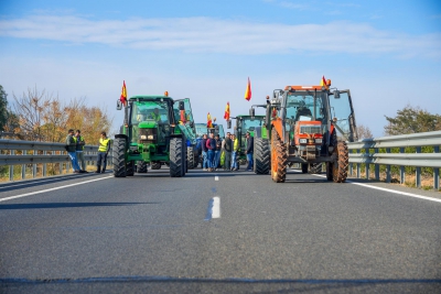  Cortada la N-322 en Puente de Génave por una nueva protesta agraria 