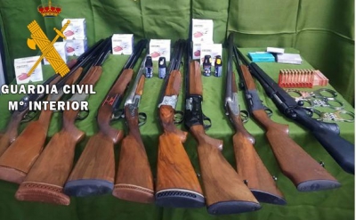  La Guardia Civil localiza en Úbeda una armería ilegal 