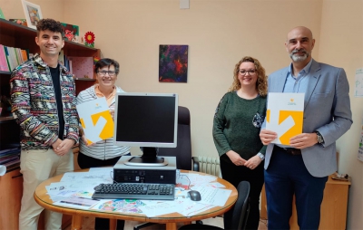  Caja Rural dona cuatro equipos informáticos a ‘La Milagrosa’ de Baeza 