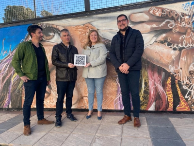  El proyecto Street Art Plus de Diputación acerca el arte joven a Martos 