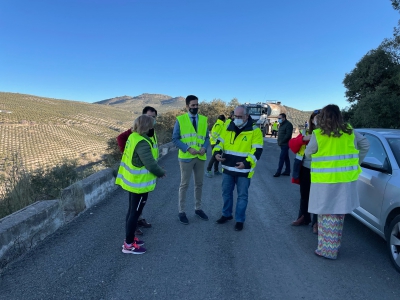 La antigua carretera de Priego en Alcalá la Real mejora la seguridad 
