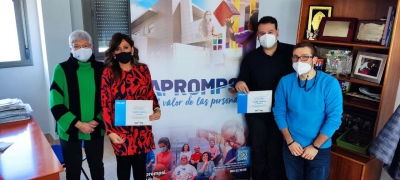  Trabajadores de Software del Sol donan más de 1.200 euros a APROMPSI 