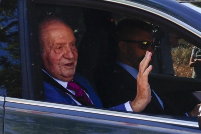  Juan Carlos I vuelve a pisar la Zarzuela para ver a Felipe VI 