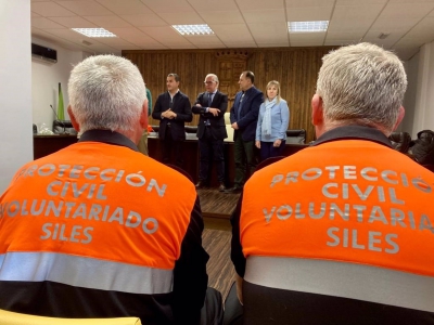  La Junta destaca la "labor vocacional" de Protección Civil de Siles 